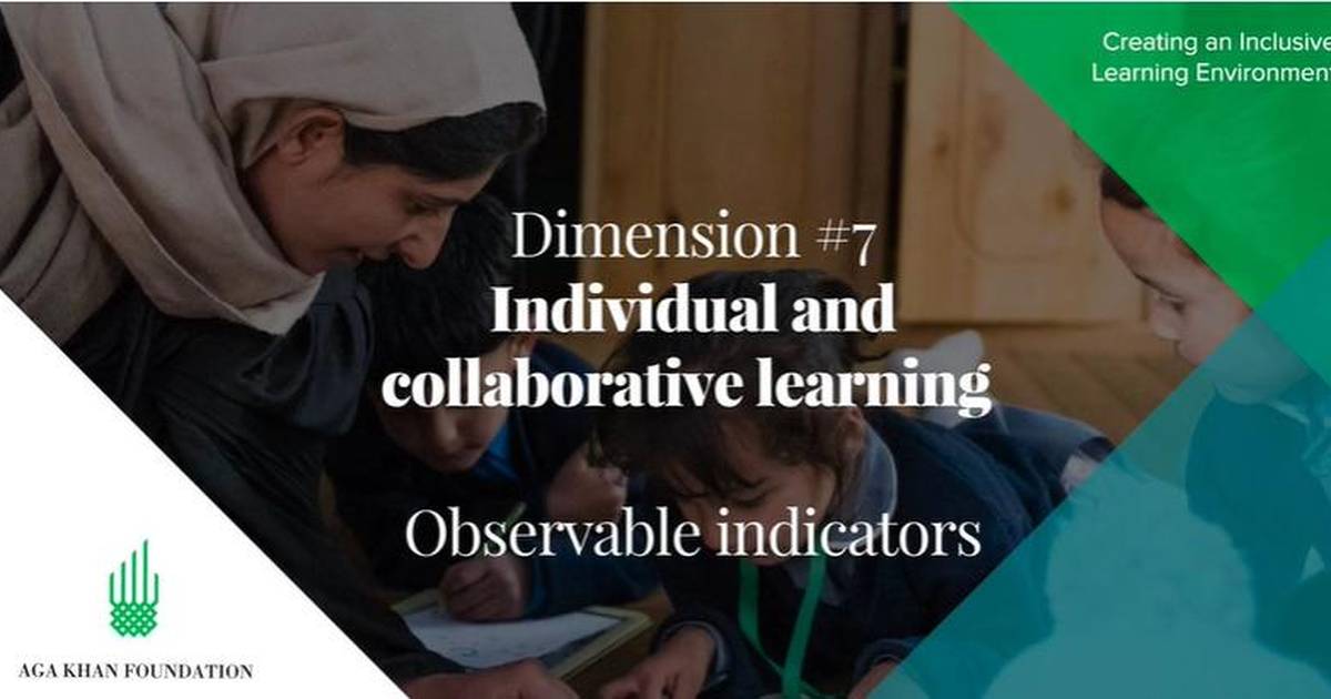 Individual and Collaborative Learning: Observable Indicators