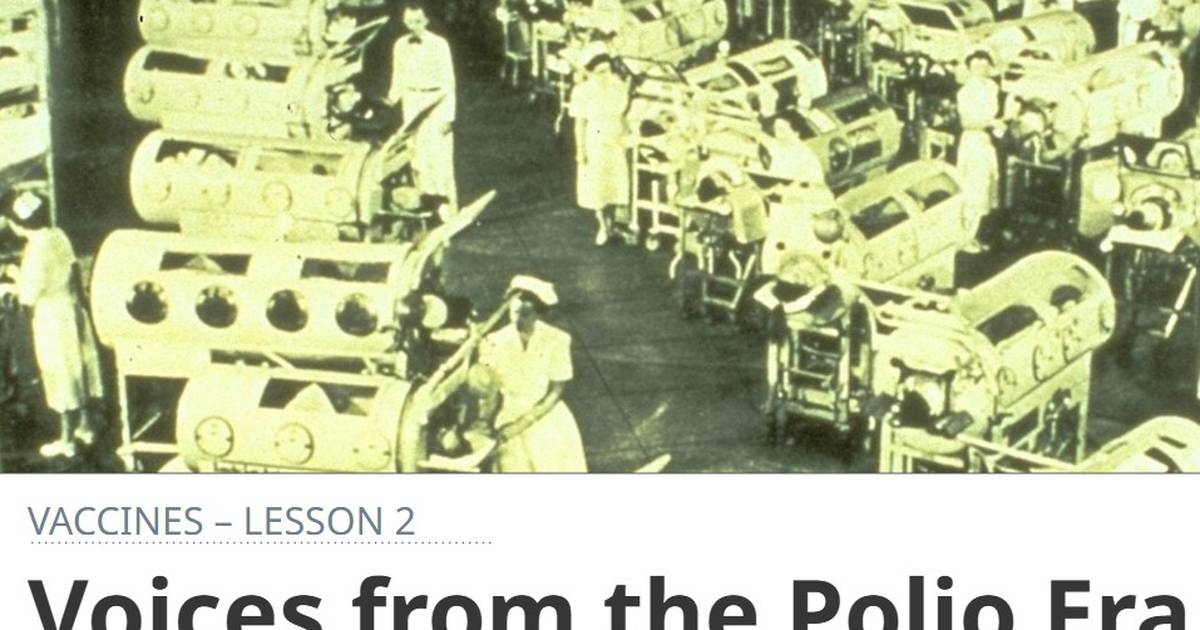 Voices from the Polio Era - Worksheet