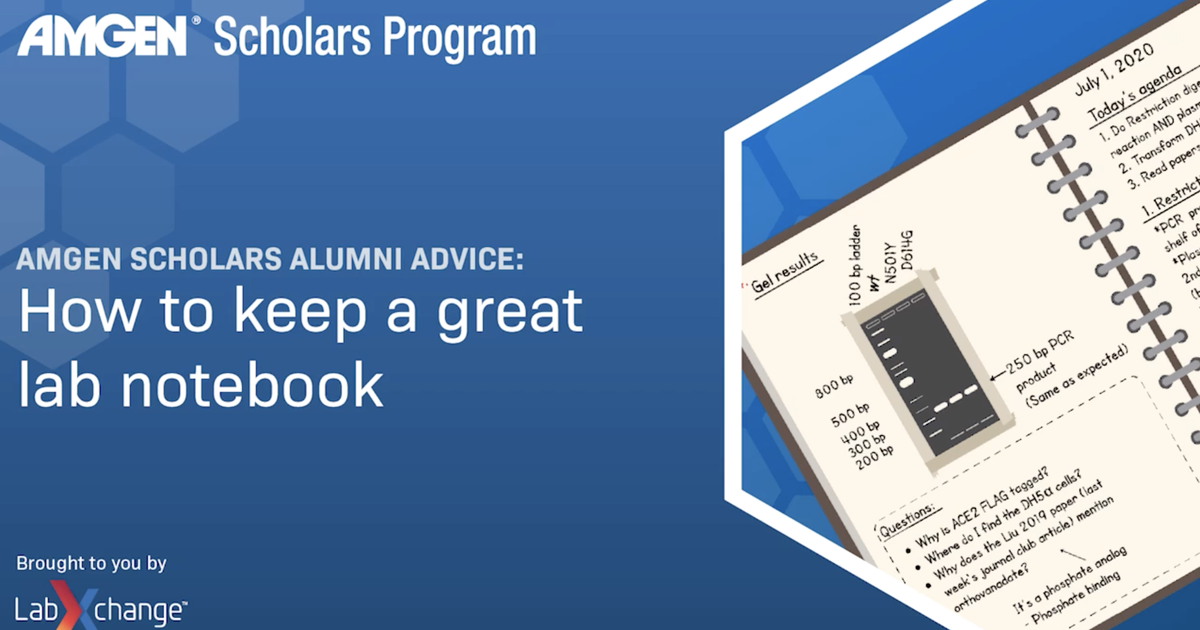 How to Keep a Great Lab Notebook