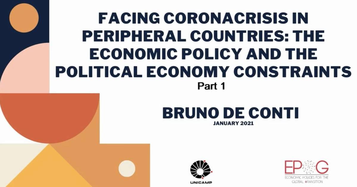 Facing coronacrisis in peripheral countries: the political economy constraints (1/4)
