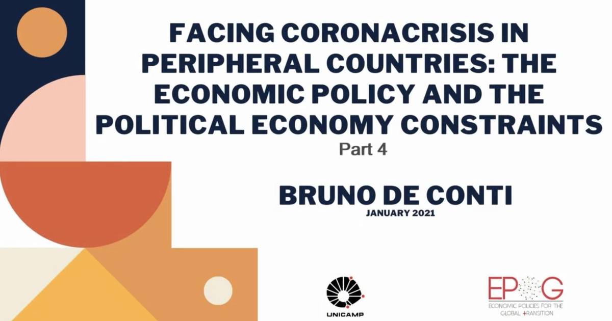 Facing coronacrisis in peripheral countries: the political economy constraints (4/4)