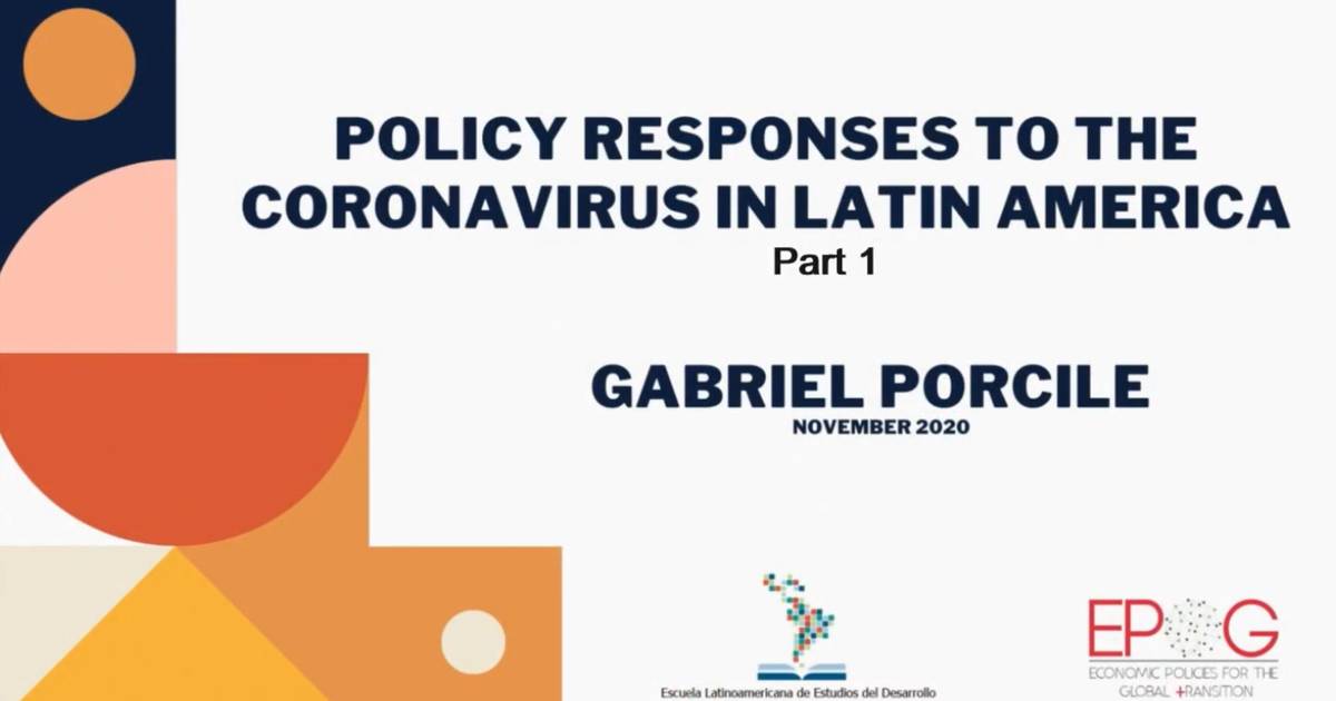 Policy responses to the Coronavirus in Latin America (Quizz 1 about Part 1)