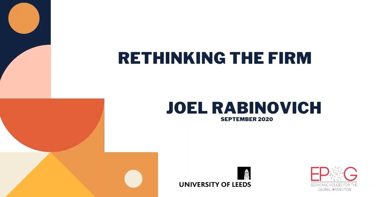 Rethinking the firm