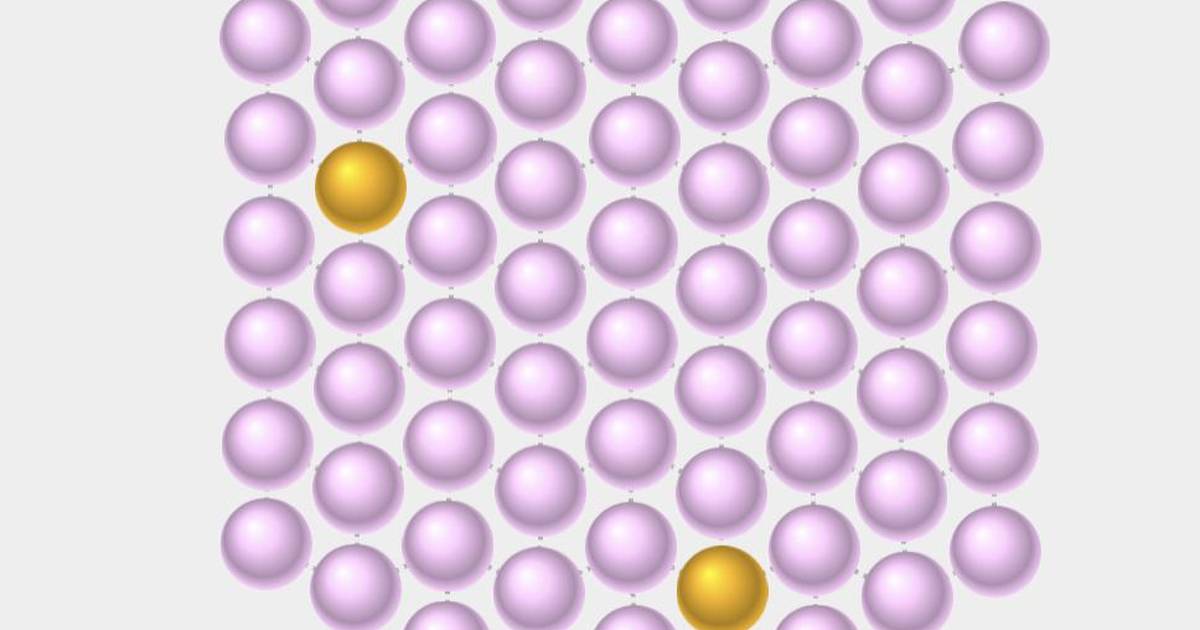 Molecular View of a Solid