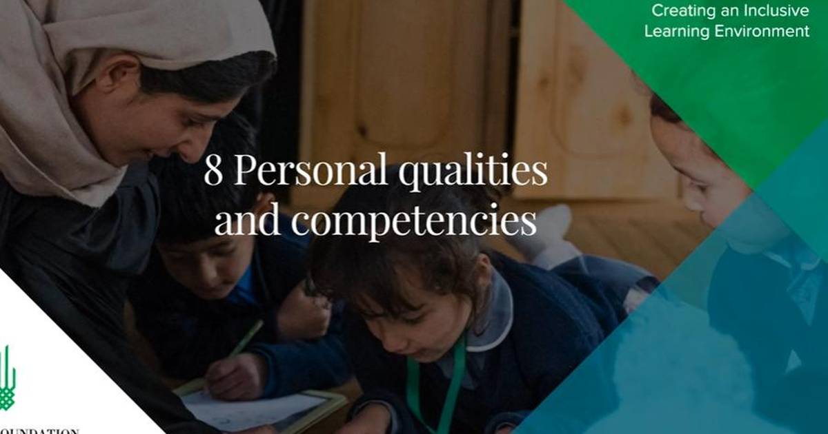 Personal Qualities and Competencies