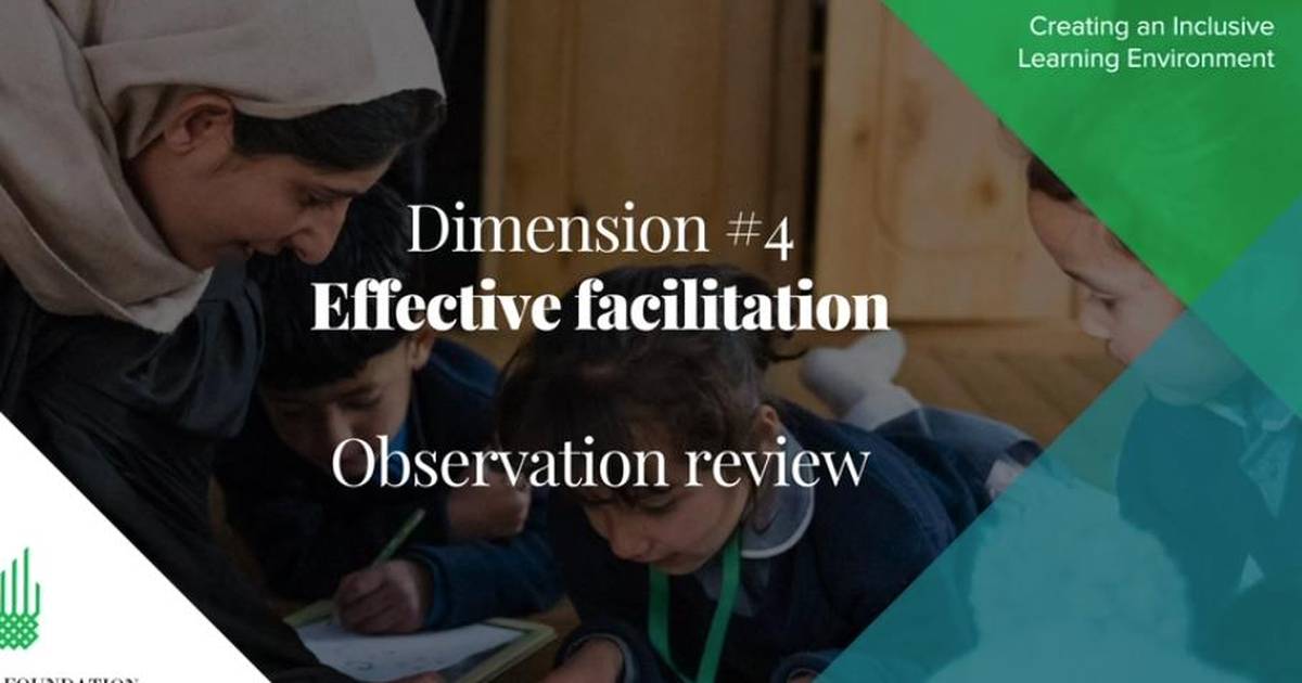 Effective Facilitation: Observable Review
