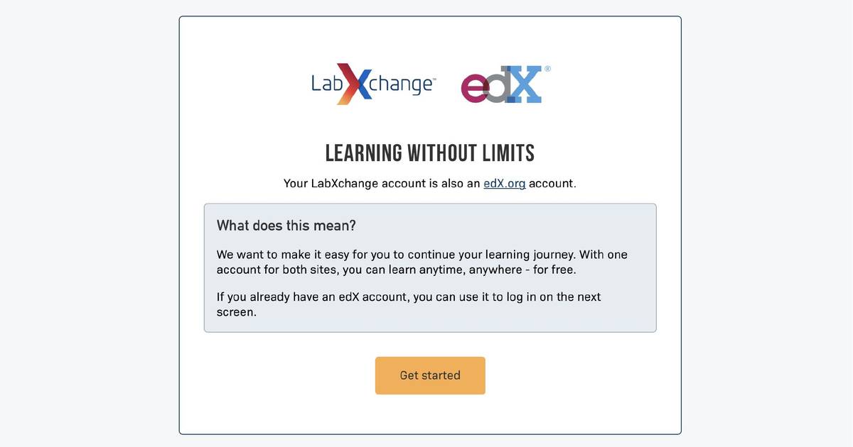 How to Log In to LabXchange