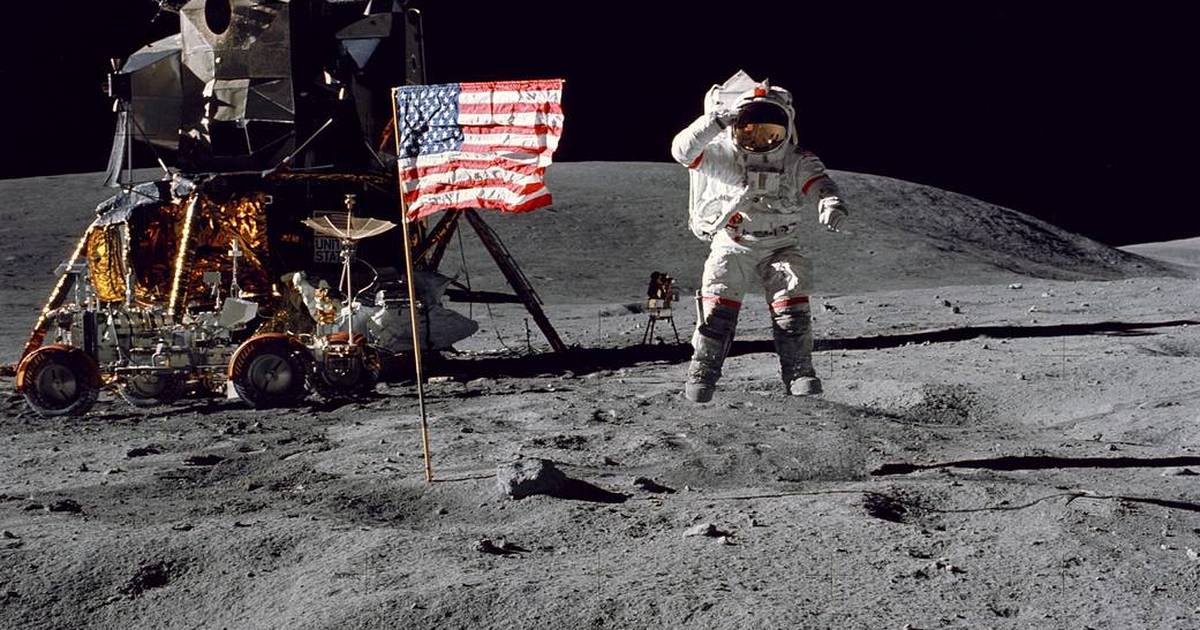 John W. Young’s Lunar Salute
