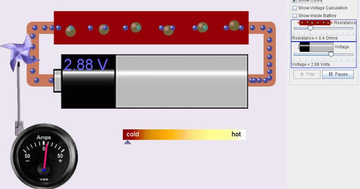 Battery-Resistor Circuit