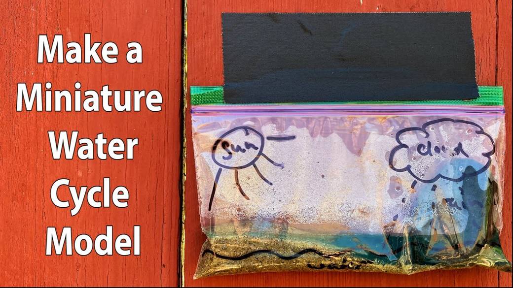 How To Make Water Cycle Model