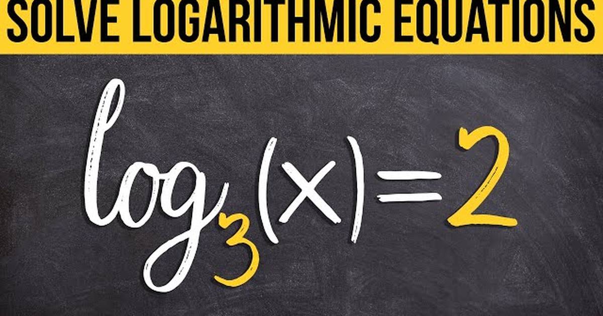 Solve Logarithmic Equations by Exponentiating