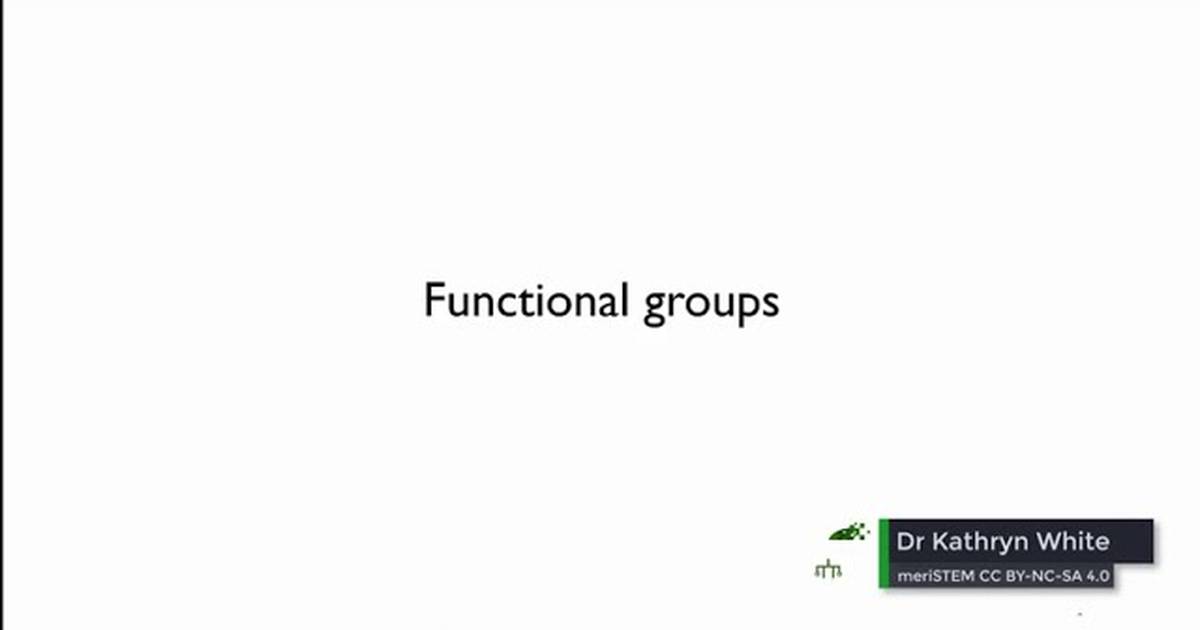 Functional Groups