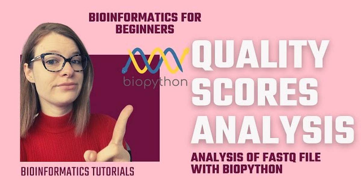 Bioinformatics Analysis of Quality Scores from FASTQ File Using Biopython