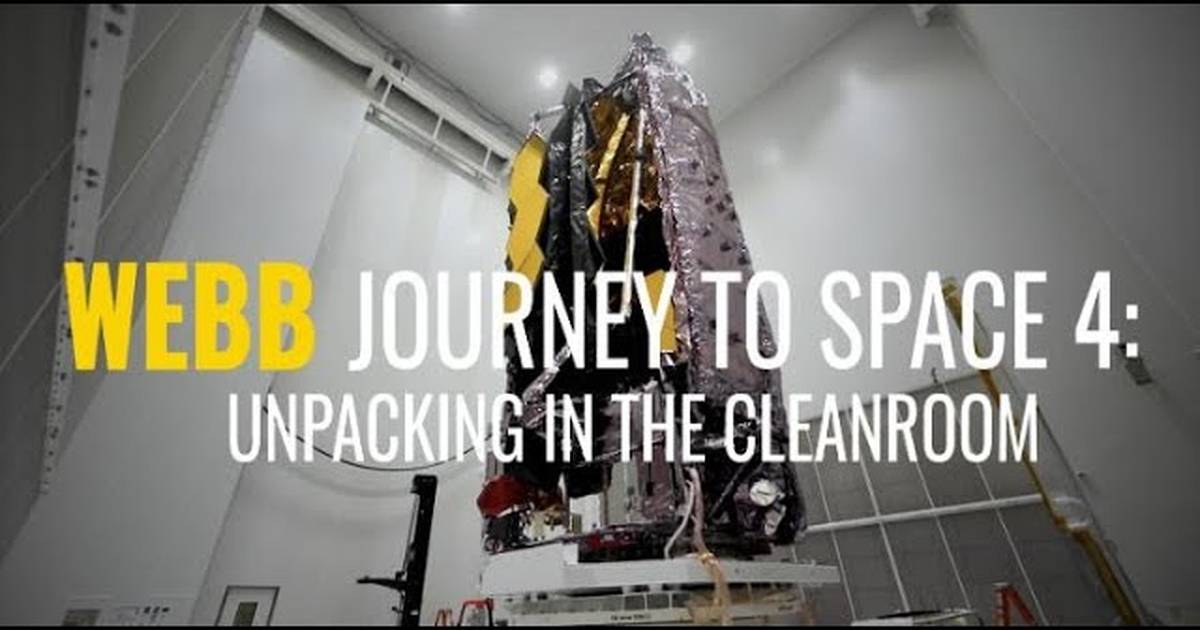 The Webb Telescope Journey to Space - Unpacking in the Cleanroom