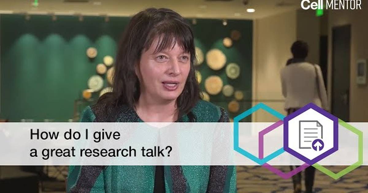 How Do I Give a Great Research Talk?