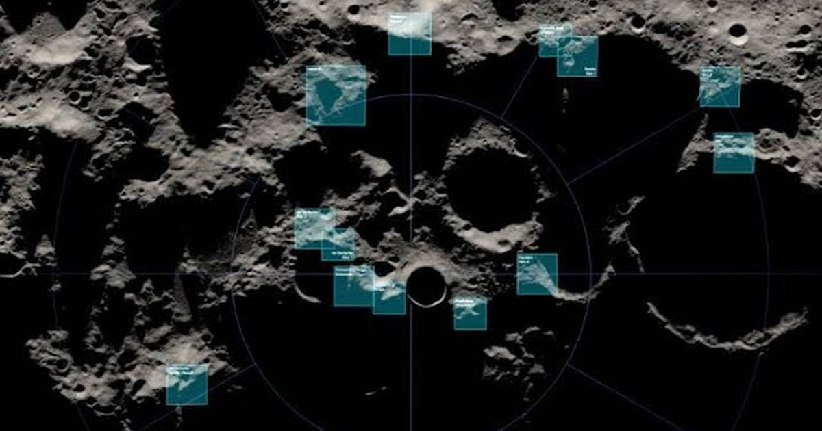 Artemis III Landing Region Candidates